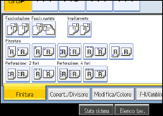 Illustrazione schermata pannello di controllo