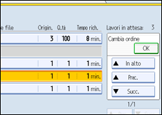 Illustrazione schermata pannello di controllo