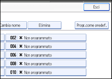 Illustrazione schermata pannello di controllo
