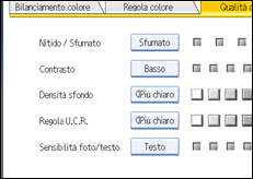 Illustrazione schermata pannello di controllo