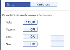 Illustrazione schermata pannello di controllo