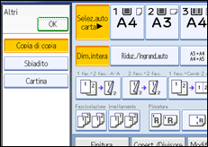 Illustrazione schermata pannello di controllo