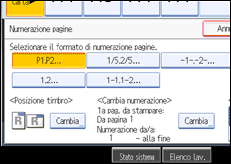 Illustrazione schermata pannello di controllo