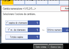 Illustrazione schermata pannello di controllo