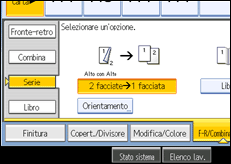 Illustrazione schermata pannello di controllo