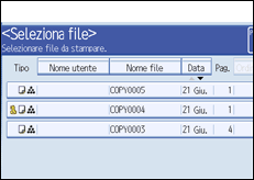Illustrazione schermata pannello di controllo