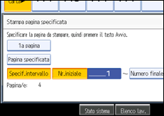 Illustrazione schermata pannello di controllo