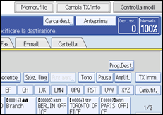Illustrazione schermata pannello di controllo
