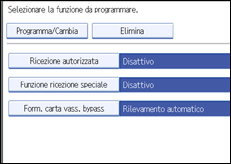Illustrazione schermata pannello di controllo