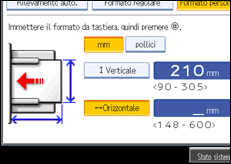 Illustrazione schermata pannello di controllo