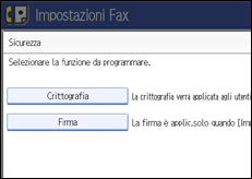 Illustrazione schermata pannello di controllo