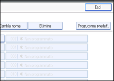 Illustrazione schermata pannello di controllo