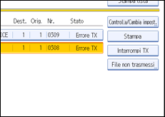 Illustrazione schermata pannello di controllo