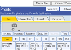Illustrazione schermata pannello di controllo