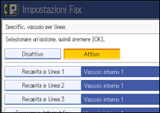 Illustrazione schermata pannello di controllo