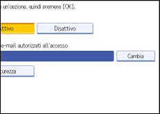 Illustrazione schermata pannello di controllo