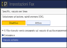 Illustrazione schermata pannello di controllo