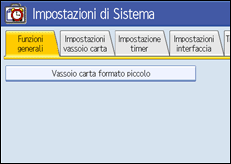 Illustrazione schermata pannello di controllo