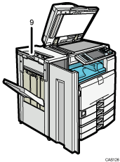 Illustrazione con didascalie numerate Finisher SR790