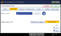 Illustrazione schermata pannello di controllo