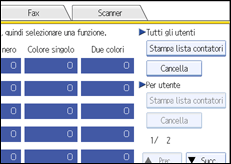 Illustrazione schermata pannello di controllo