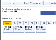 Illustrazione schermata pannello di controllo