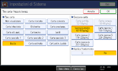 Illustrazione schermata pannello di controllo