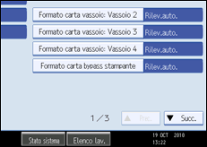Illustrazione schermata pannello di controllo