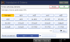 Illustrazione schermata pannello di controllo