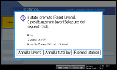 Illustrazione schermata pannello di controllo
