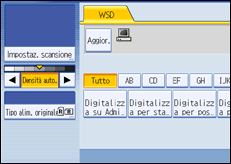 Illustrazione schermata pannello di controllo