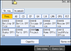 Illustrazione schermata pannello di controllo