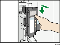Illustrazione del contenitore dei residui di perforazione
