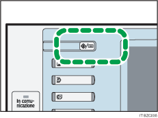 Illustrazione del tasto Strumenti utente/Contatore