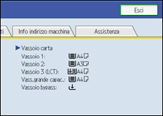 Illustrazione schermata pannello di controllo