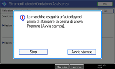 Illustrazione schermata pannello di controllo