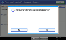 Illustrazione schermata pannello di controllo