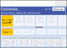 Ilustracja ekranu panela operacyjnego