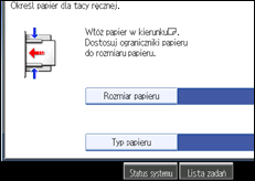 Ilustracja ekranu panela operacyjnego