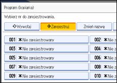 Ilustracja ekranu panela operacyjnego