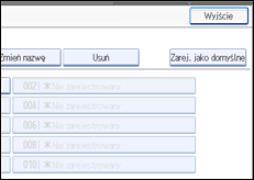 Ilustracja ekranu panela operacyjnego