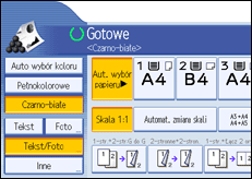 Ilustracja ekranu panela operacyjnego