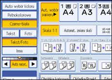 Ilustracja ekranu panela operacyjnego