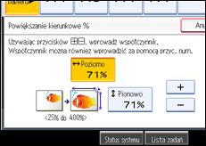 Ilustracja ekranu panela operacyjnego