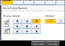 Ilustracja ekranu panela operacyjnego