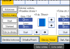 Ilustracja ekranu panela operacyjnego