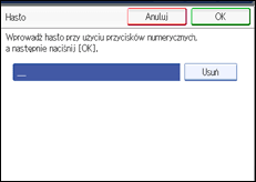 Ilustracja ekranu panela operacyjnego