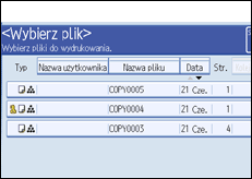 Ilustracja ekranu panela operacyjnego