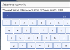 Ilustracja ekranu panela operacyjnego