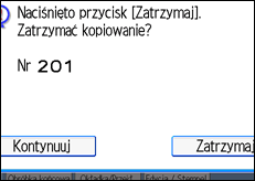 Ilustracja ekranu panela operacyjnego